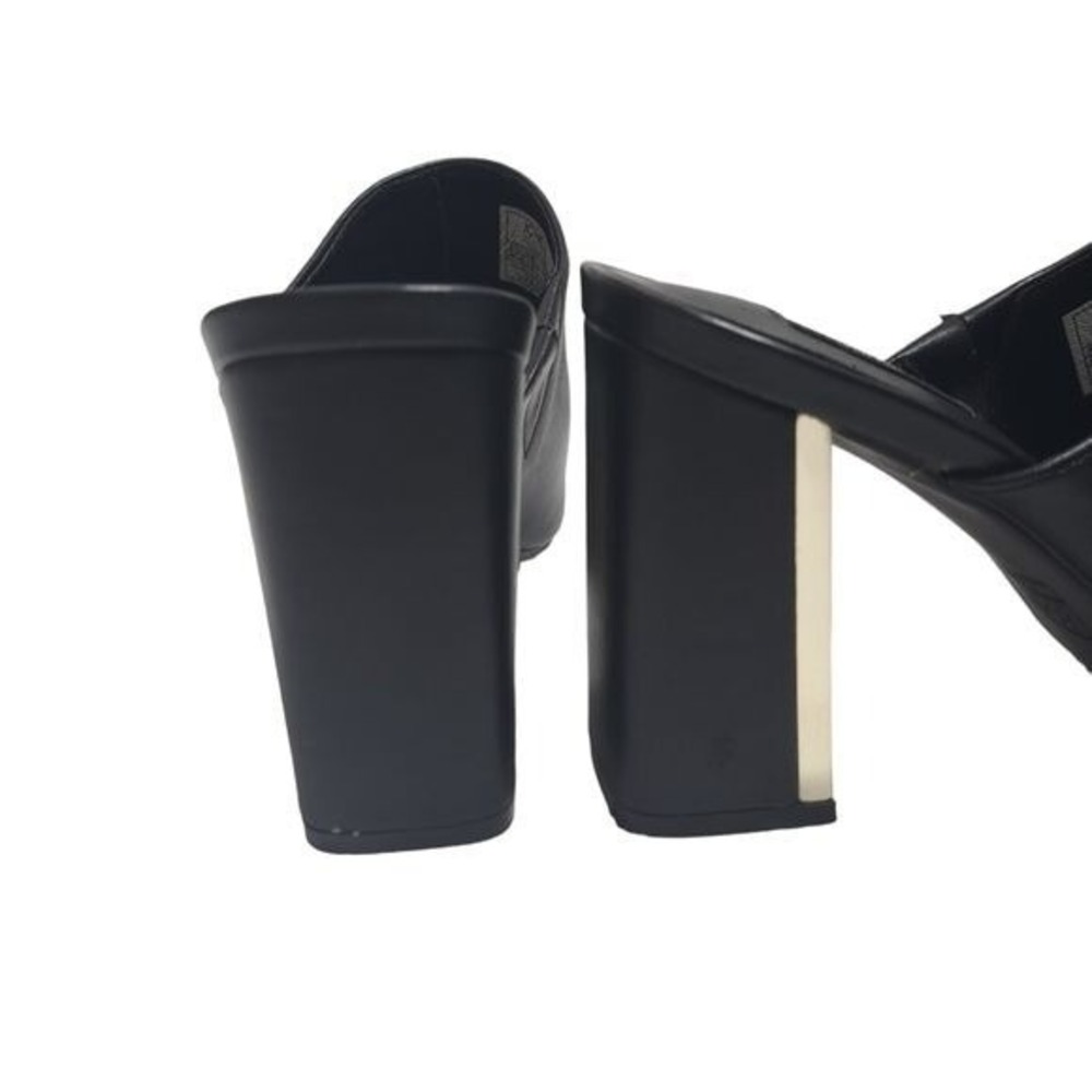 Jones New York Women's Signature JNY-‎ Hallena Black High Heel Mules Size 8.5 M - Picture 15 of 16